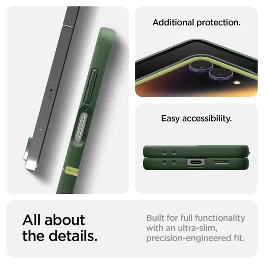 Spigen Nano Pop MagFit Samsung Galaxy Z Flip 7 Hoesje MagSafe Back Cover Groen afbeelding 7