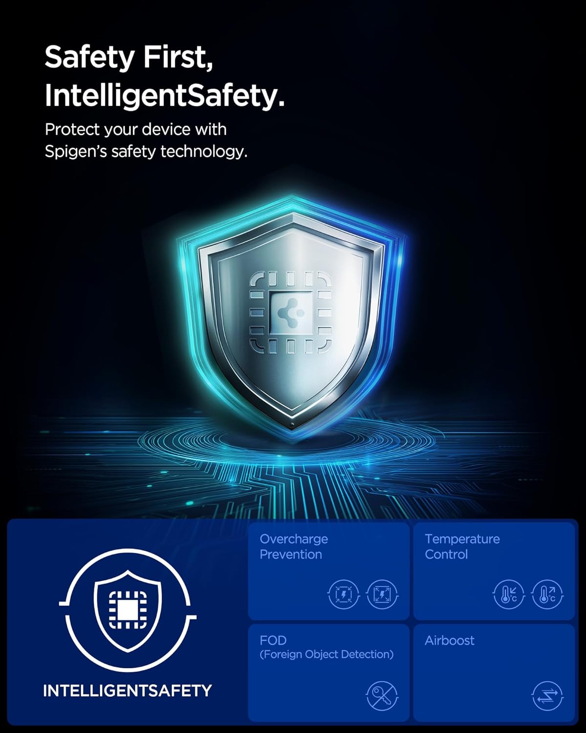 Spigen Essential MagFit Qi2.2 3-in-1 Draadloze Oplader Zwart afbeelding 8