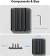 Spigen Verticale Verstelbare Laptop en Tablet Standaard LD208-S4 Grijs afbeelding 7