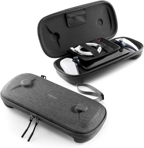 Spigen Klasden Pouch voor PlayStation Portal Grijs afbeelding 1