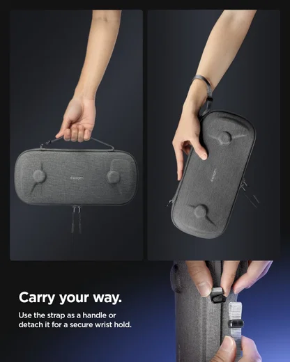 Spigen Klasden Pouch voor PlayStation Portal Grijs afbeelding 5