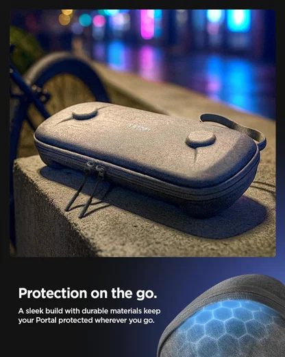 Spigen Klasden Pouch voor PlayStation Portal Grijs afbeelding 4
