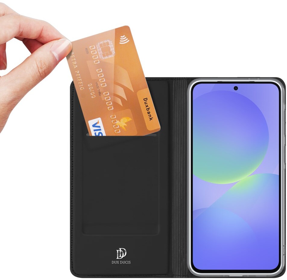 Dux Ducis Skin Pro Samsung Galaxy A37 Hoesje Portemonnee Book Case Zwart afbeelding 5