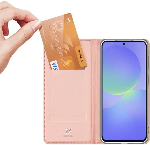 Dux Ducis Skin Pro Samsung Galaxy A37 Hoesje Portemonnee Book Case Roze afbeelding 6