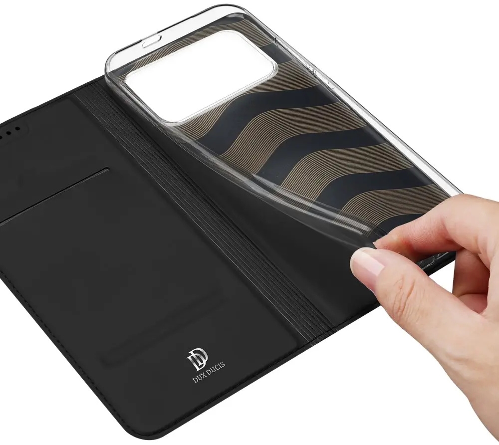 Dux Ducis Skin Pro Xiaomi Poco F8 Pro Hoesje Portemonnee Book Case Zwart afbeelding 9
