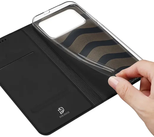 Dux Ducis Skin Pro Xiaomi Poco F8 Pro Hoesje Portemonnee Book Case Zwart afbeelding 9
