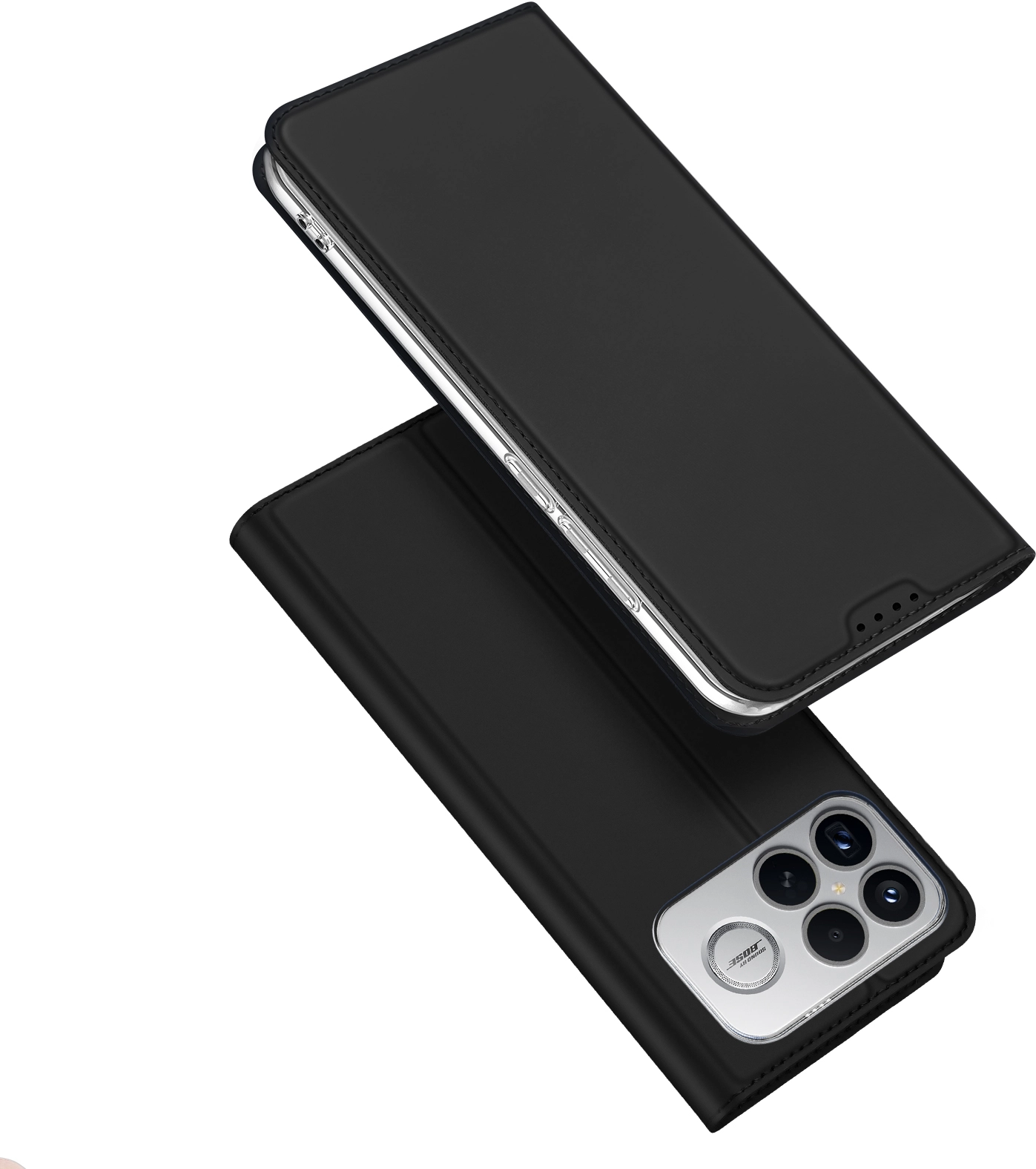 Dux Ducis Skin Pro Xiaomi Poco F8 Ultra Hoesje Portemonnee Book Case Zwart afbeelding 1