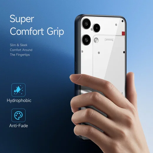 Dux Ducis Aimo Nothing Phone (3a) Lite Hoesje Back Cover Zwart afbeelding 4