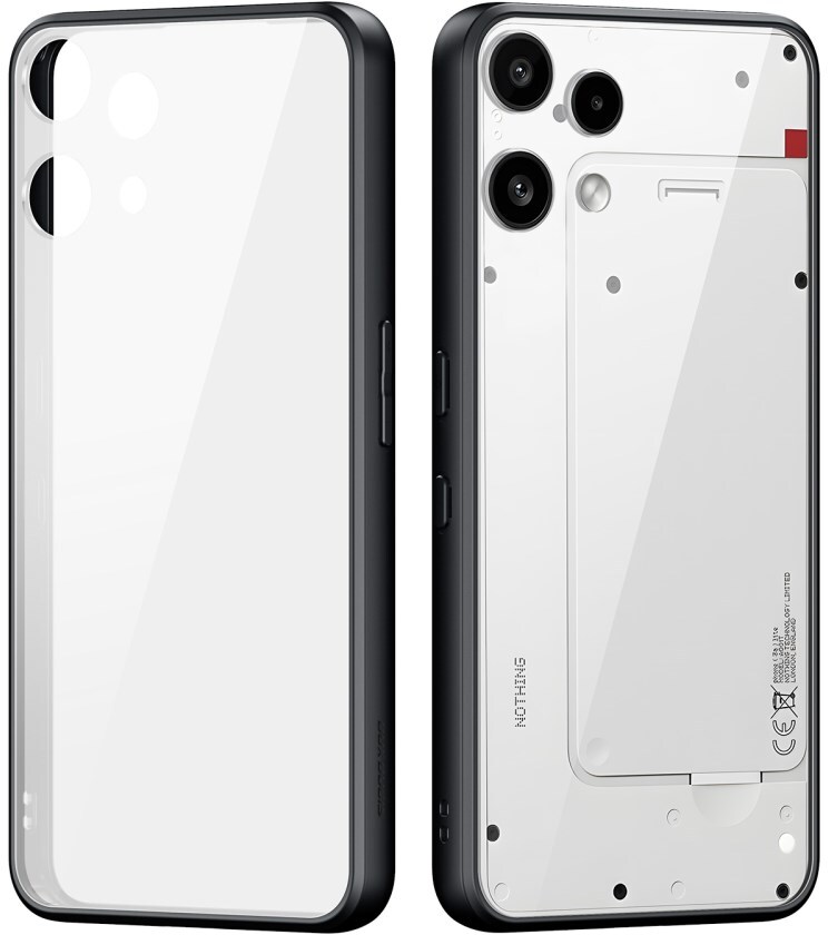 Dux Ducis Aimo Nothing Phone (3a) Lite Hoesje Back Cover Zwart afbeelding 2