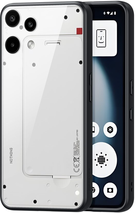 Dux Ducis Aimo Nothing Phone (3a) Lite Hoesje Back Cover Zwart afbeelding 1