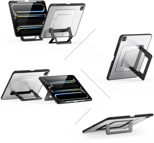Dux Ducis Axis Apple iPad Pro 11 (2024/2025) Hoes Zwart afbeelding 8