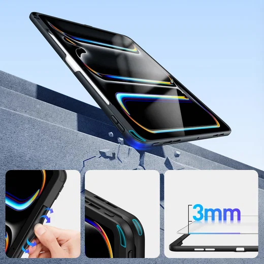 Dux Ducis Axis Apple iPad Pro 11 (2024/2025) Hoes Zwart afbeelding 10