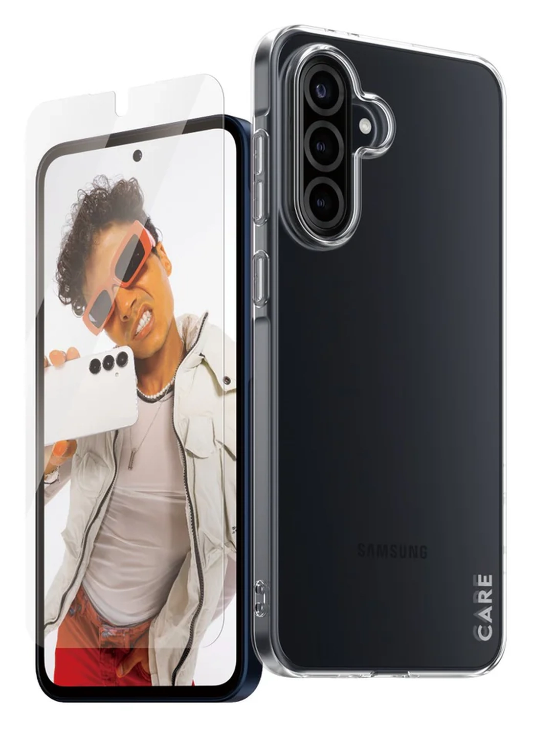 PanzerGlass CARE Bundel Samsung Galaxy A36 Hoesje Transparant + Screen Protector afbeelding 2