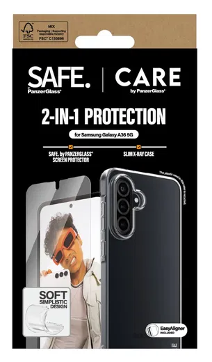 PanzerGlass CARE Bundel Samsung Galaxy A36 Hoesje Transparant + Screen Protector afbeelding 4