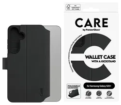 PanzerGlass CARE Samsung Galaxy S25 Plus Hoesje Portemonnee Book Case Zwart afbeelding