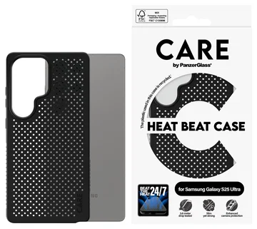 PanzerGlass CARE Heat Beat Samsung Galaxy S25 Ultra Hoesje Zwart