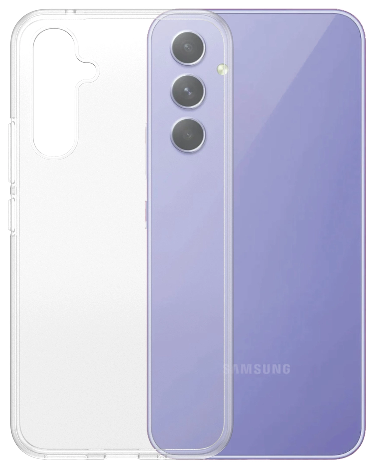 PanzerGlass SAFE Samsung Galaxy A54 Hoesje TPU Back Cover Transparant afbeelding 1