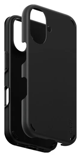 PanzerGlass CARE Double Defense iPhone 16 Hoesje Back Cover Zwart afbeelding 1
