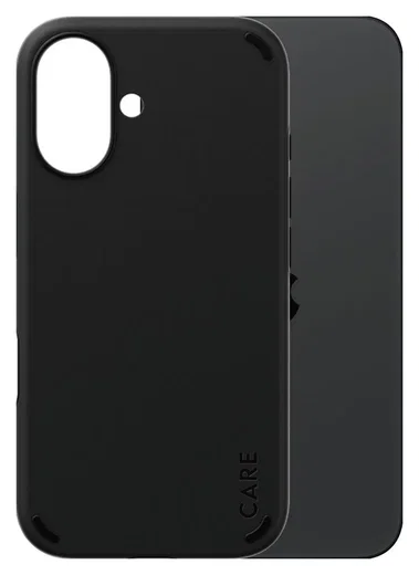 PanzerGlass CARE Double Defense iPhone 16 Hoesje Back Cover Zwart afbeelding 2