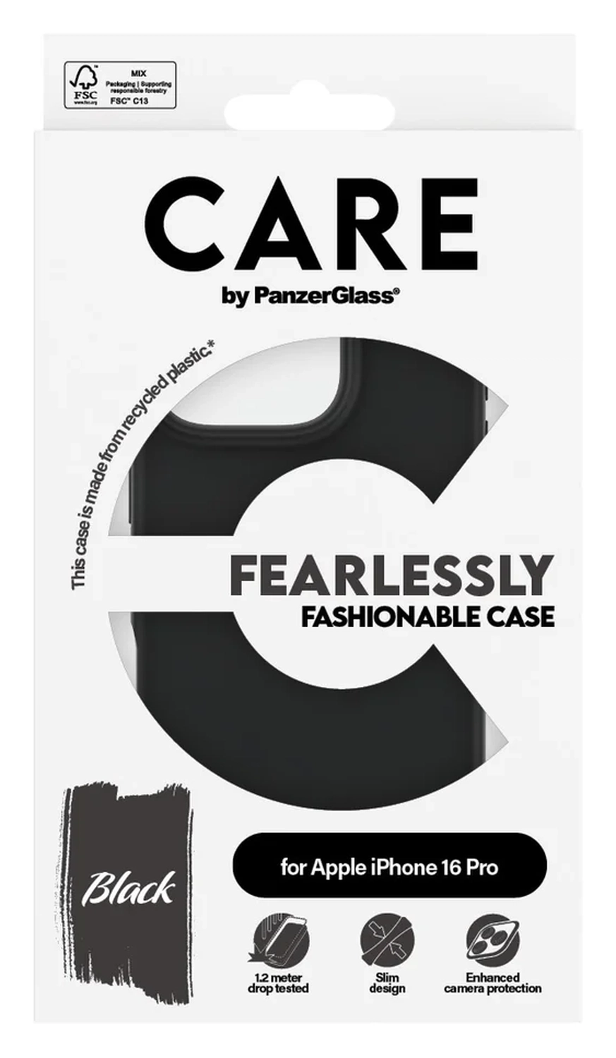 PanzerGlass CARE Fashionable iPhone 16 Pro Hoesje Back Cover Zwart afbeelding 4
