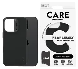 PanzerGlass CARE Fashionable iPhone 16 Pro Hoesje Back Cover Zwart afbeelding
