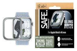 PanzerGlass SAFE Bling - Apple Watch 11/10 46MM Hoesje - Bumper Glitter Zilver afbeelding