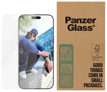 PanzerGlass Classic Fit iPhone 16 Pro Max Screen Protector Tempered Glass