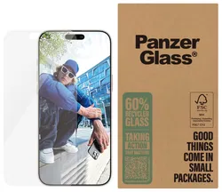 PanzerGlass Classic Fit iPhone 16 Pro Max Screen Protector Tempered Glass afbeelding