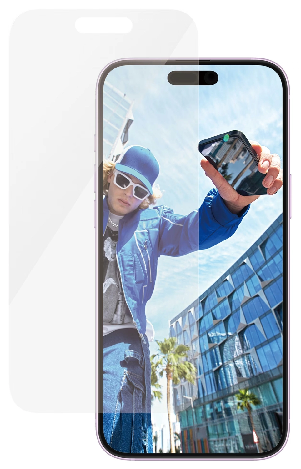 PanzerGlass Classic Fit iPhone 16 Plus Screen Protector Tempered Glass afbeelding 2