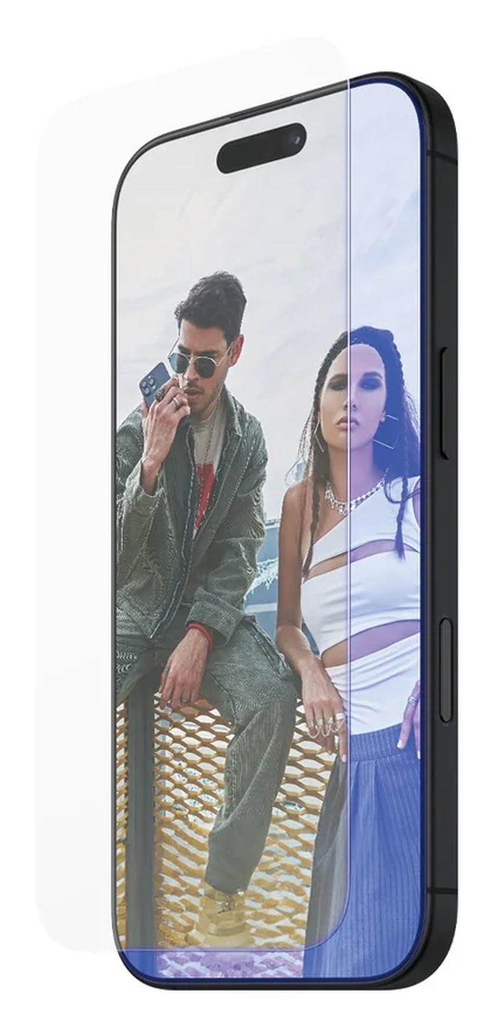 PanzerGlass SAFE Ultra-Wide iPhone 16 Plus Screen Protector Anti Blue Light afbeelding 2