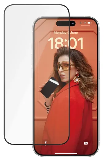 PanzerGlass Ceramic Ultra-Wide Fit iPhone 15 Pro Screen Protector afbeelding 2