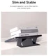 MOFT Laptop Stand voor Bureau Opvouwbaar en Verstelbaar 11-16inch Laptops Zwart afbeelding 5
