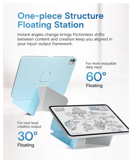 MOFT Dynamic Folio iPad Pro 11 (2024/2025) Hoes Book Case met Standaard Blauw afbeelding 5
