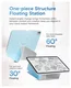 MOFT Dynamic Folio iPad Pro 11 (2024/2025) Hoes Book Case met Standaard Blauw afbeelding 5