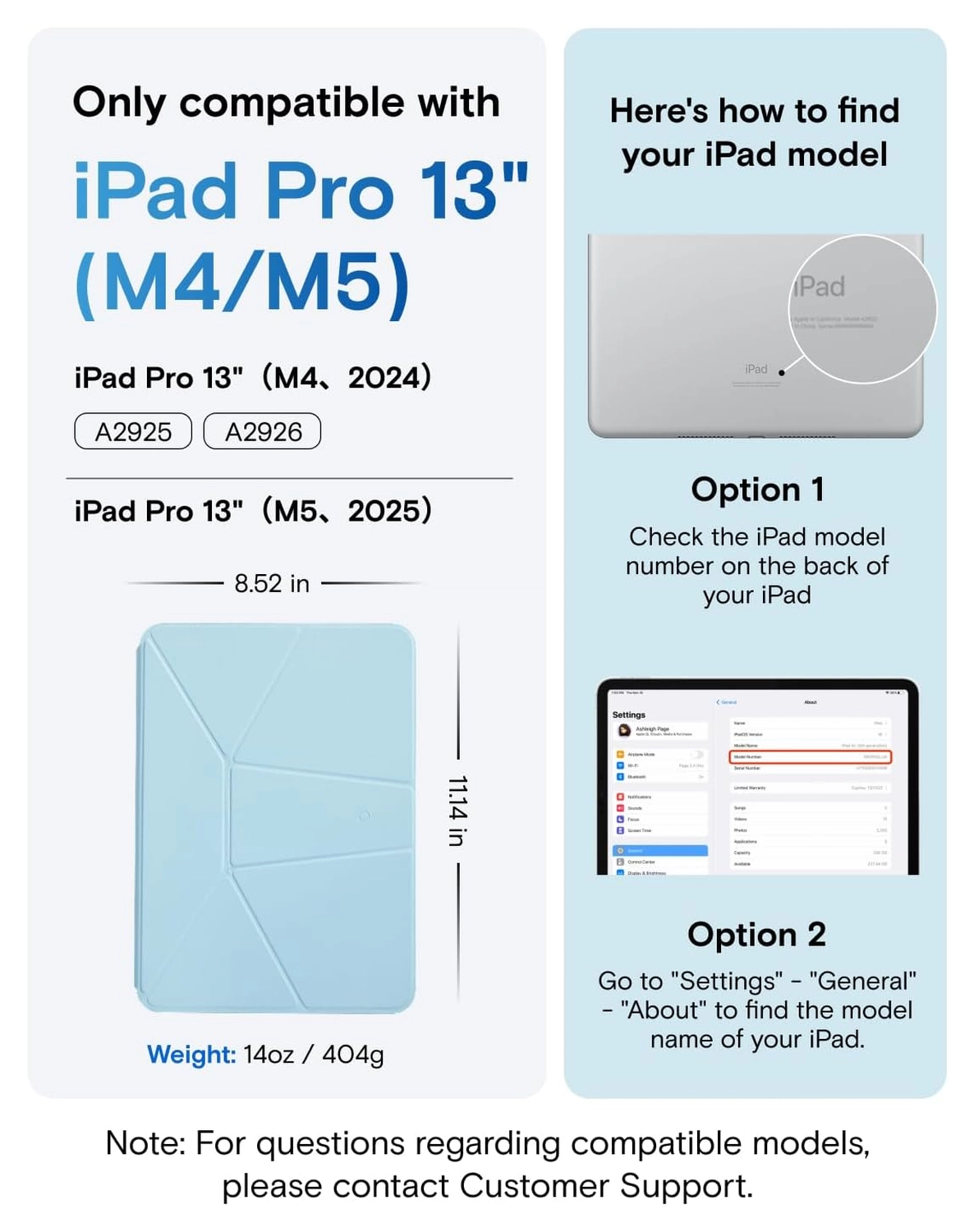 MOFT Dynamic Folio iPad Pro 13 (2024/2025) Hoes Book Case met Standaard Blauw afbeelding 2