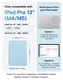 MOFT Dynamic Folio iPad Pro 13 (2024/2025) Hoes Book Case met Standaard Blauw afbeelding 2