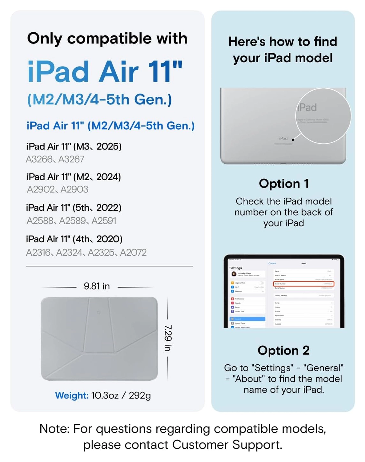 MOFT Dynamic Folio iPad Air 11 (24/25/26) / Air 10.9 (2022/2020) Hoes Grijs afbeelding 2
