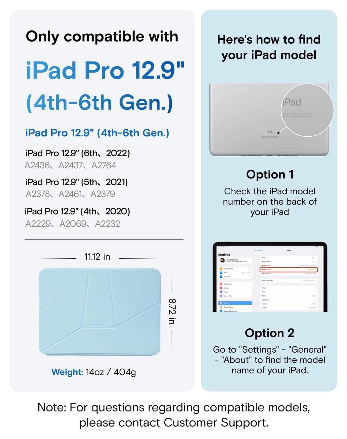 MOFT Dynamic Folio iPad Pro 12.9 Hoes Book Case met Standaard Blauw afbeelding 2
