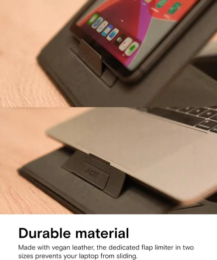 MOFT Opvouwbare en Verstelbare Laptop en Tablet Standaard voor Bureau Zwart afbeelding 6