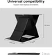 MOFT Opvouwbare en Verstelbare Laptop en Tablet Standaard voor Bureau Zwart afbeelding 7