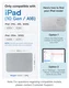 MOFT Dynamic Folio iPad 11 (2025) / 10.9 (2022) Hoes Book Case Standaard Grijs afbeelding 2