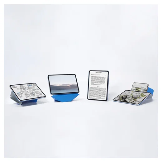 MOFT Dynamic Folio iPad Mini 7 / 6 Hoes Book Case met Standaard Grijs afbeelding 13