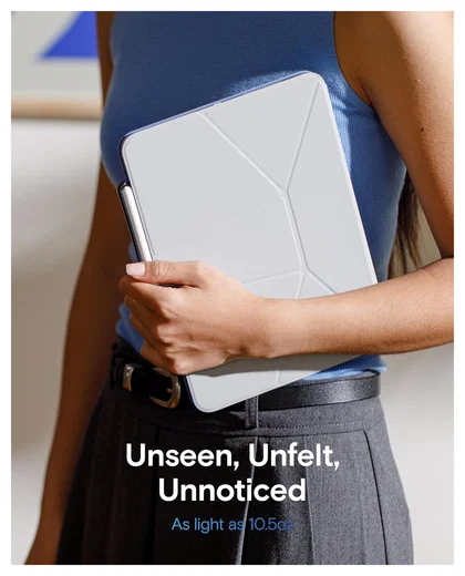 MOFT Dynamic Folio iPad Mini 7 / 6 Hoes Book Case met Standaard Grijs afbeelding 9