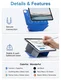 MOFT Dynamic Folio iPad Mini 7 / 6 Hoes Book Case met Standaard Grijs afbeelding 10