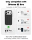 MOFT MOVAS Tombogo Snap iPhone 17 Pro Hoesje MagSafe Vegan Leer Zwart afbeelding 9
