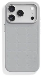 MOFT MOVAS Tombogo Snap iPhone 17 Pro Hoesje MagSafe Vegan Leer Grijs afbeelding