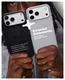 MOFT MOVAS Tombogo Snap iPhone 17 Pro Hoesje MagSafe Vegan Leer Grijs afbeelding 2