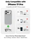 MOFT MOVAS Tombogo Snap iPhone 17 Pro Hoesje MagSafe Vegan Leer Grijs afbeelding 9