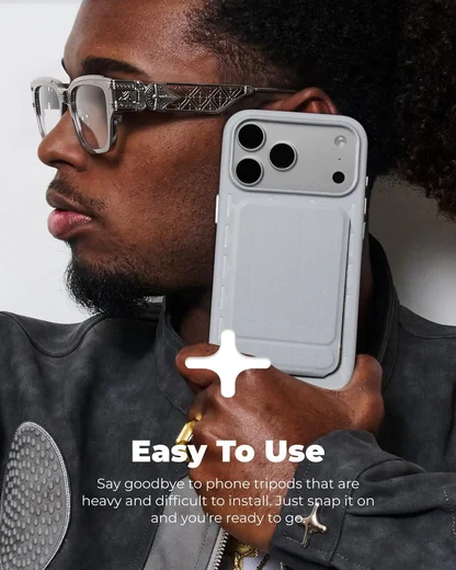 MOFT MOVAS Tombogo MagSafe Telefoonhouder met Uitklapbare Tripod Standaard Zwart afbeelding 6