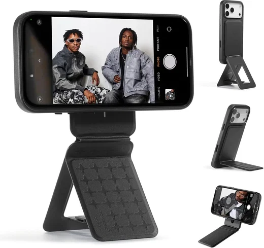 MOFT MOVAS Tombogo MagSafe Telefoonhouder met Uitklapbare Tripod Standaard Zwart afbeelding 1